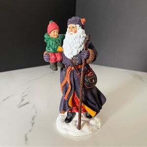 "The Christmas Traveler" Santa Figurine by Pipka